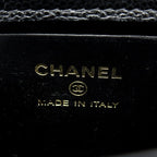 Chanel Quilted Coco Handle 11.5 Micro Chain Clutch Caviar Leather — view 7