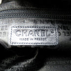 Chanel Choco Bar Line Mini Boston Bag Soft Caviar Leather Black — view 7