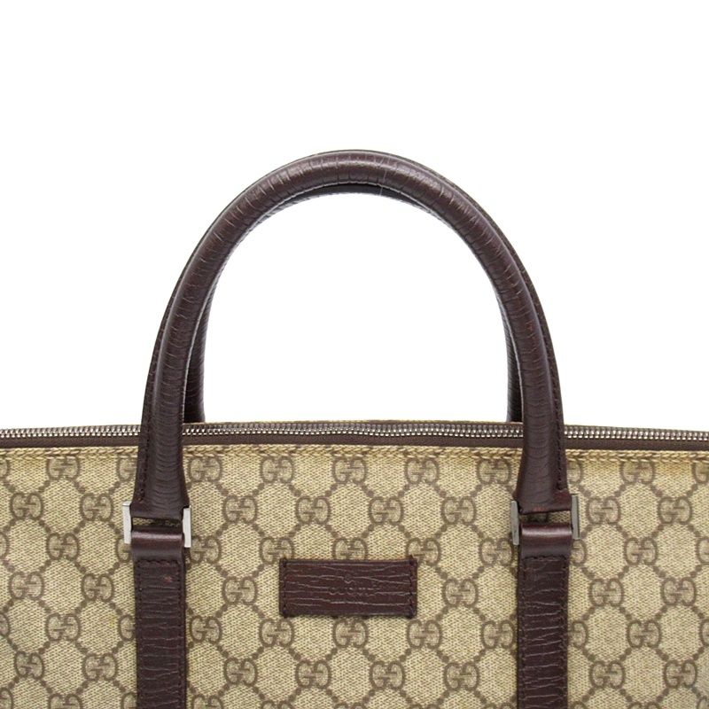 Gucci GG Supreme Boston Bag Brown — view 2