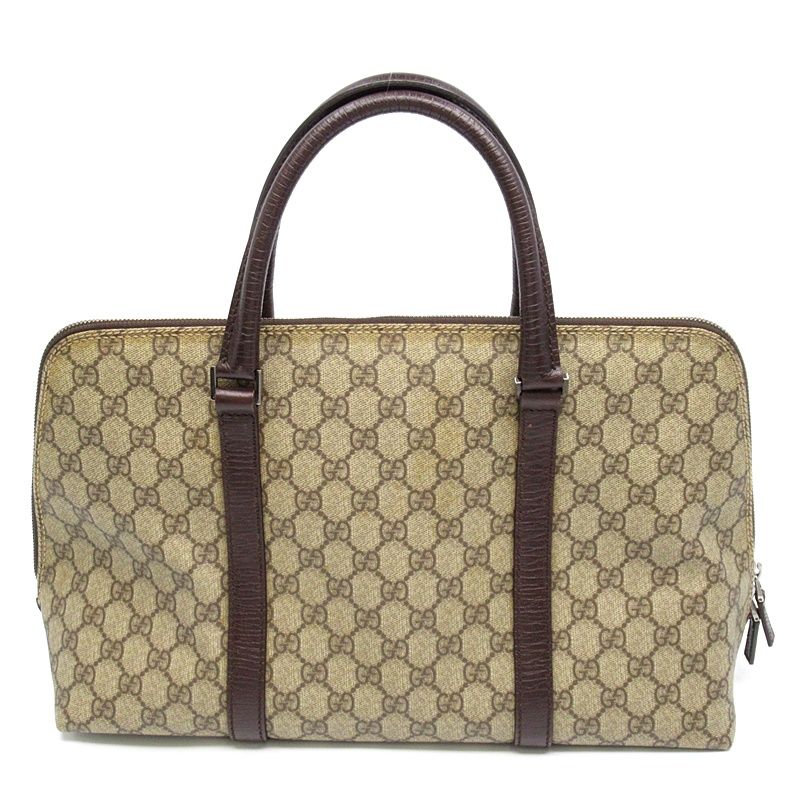 Gucci GG Supreme Boston Bag Brown — view 4