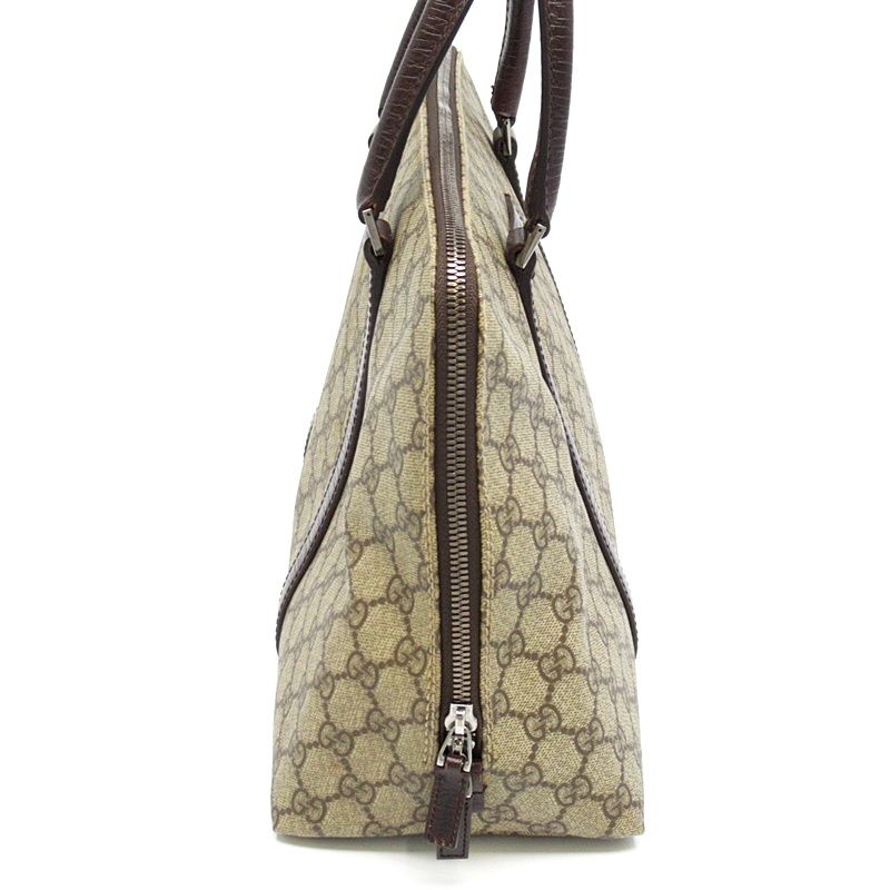 Gucci GG Supreme Boston Bag Brown — view 5