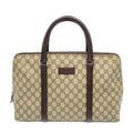 Gucci GG Supreme Boston Bag Brown