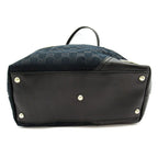 Gucci Tote GG Canvas Leather Black — view 6
