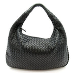 Bottega Veneta Hobo Shoulder Handbag Intrecciato Black