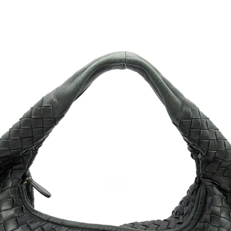 Bottega Veneta Hobo Shoulder Handbag Intrecciato Black — view 2