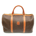 Celine Macadam Boston Bag Leather Brown