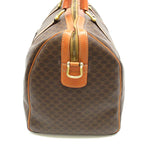 Celine Macadam Boston Bag Leather Brown — view 3