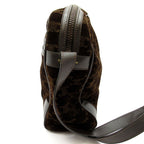 Celine Shoulder Bag Suede Brown — view 3
