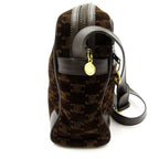 Celine Shoulder Bag Suede Brown — view 5
