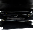 Celine Carriage Shoulder Bag Calf Black — view 7