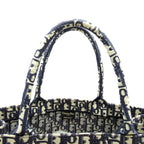 Dior Oblique Book Tote Large Canvas Navy — view 2