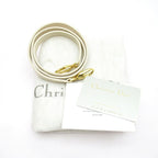 Dior Lady Dior Large Lambskin Shoulder Bag Ivory — view 8