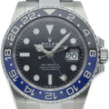 Rolex GMT Master 2 Watch Oyster OH Finished SS Black OH Polished