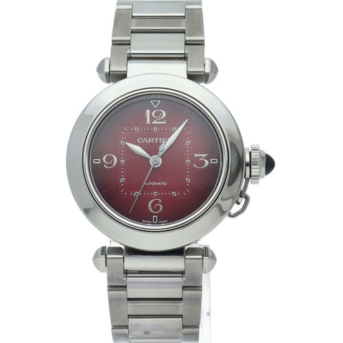 Cartier Pasha de Cartier Watch 35 Red SS — view 2