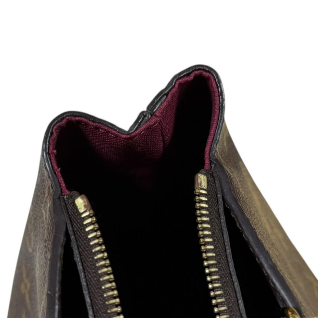 Louis Vuitton Petit Palais PM Monogram Shoulder Bag Canvas Brown — view 7