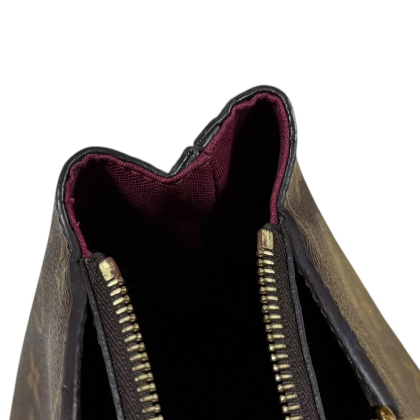 Louis Vuitton Petit Palais PM Monogram Shoulder Bag Canvas Brown — view 7