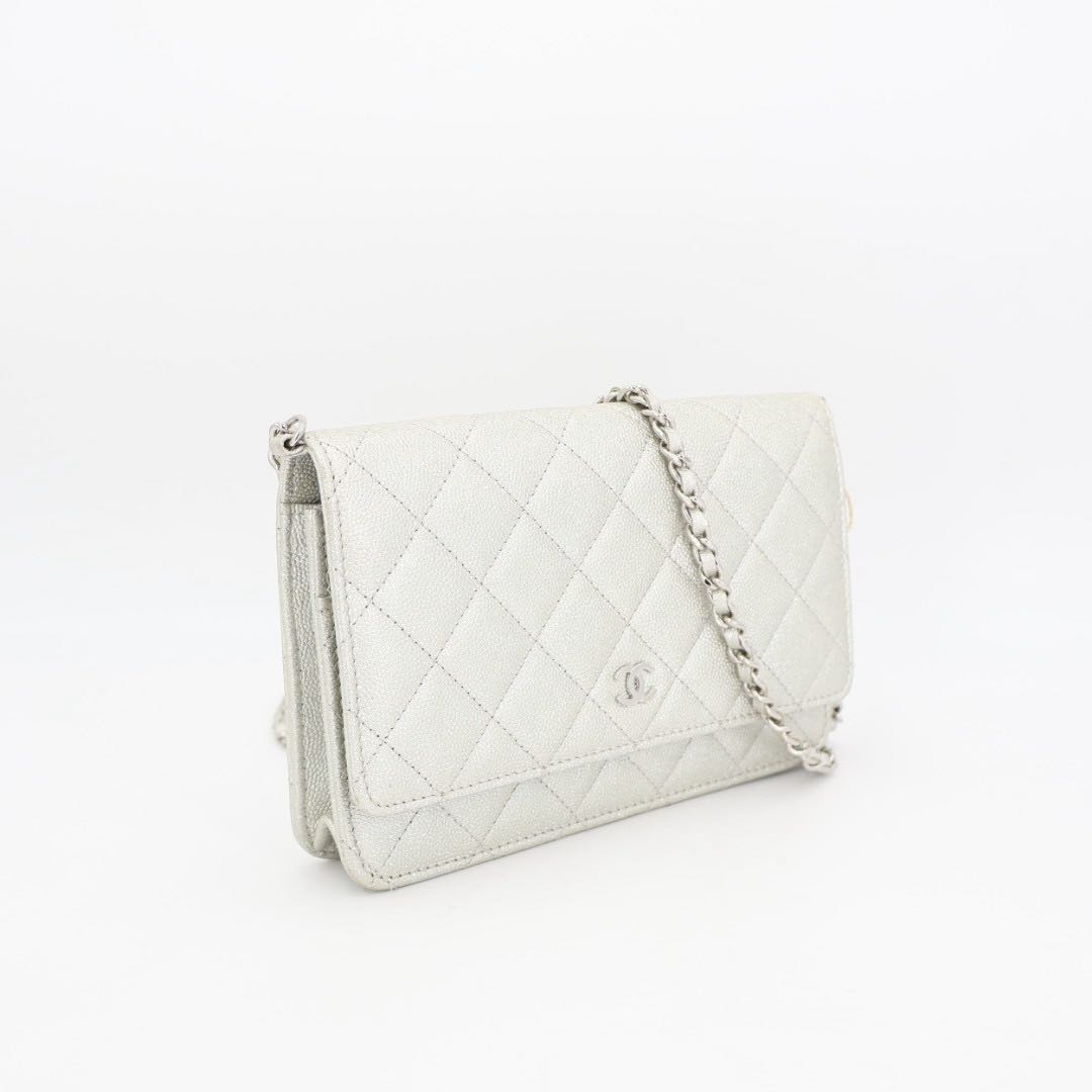 Chanel Quilted Caviar Leather Chain