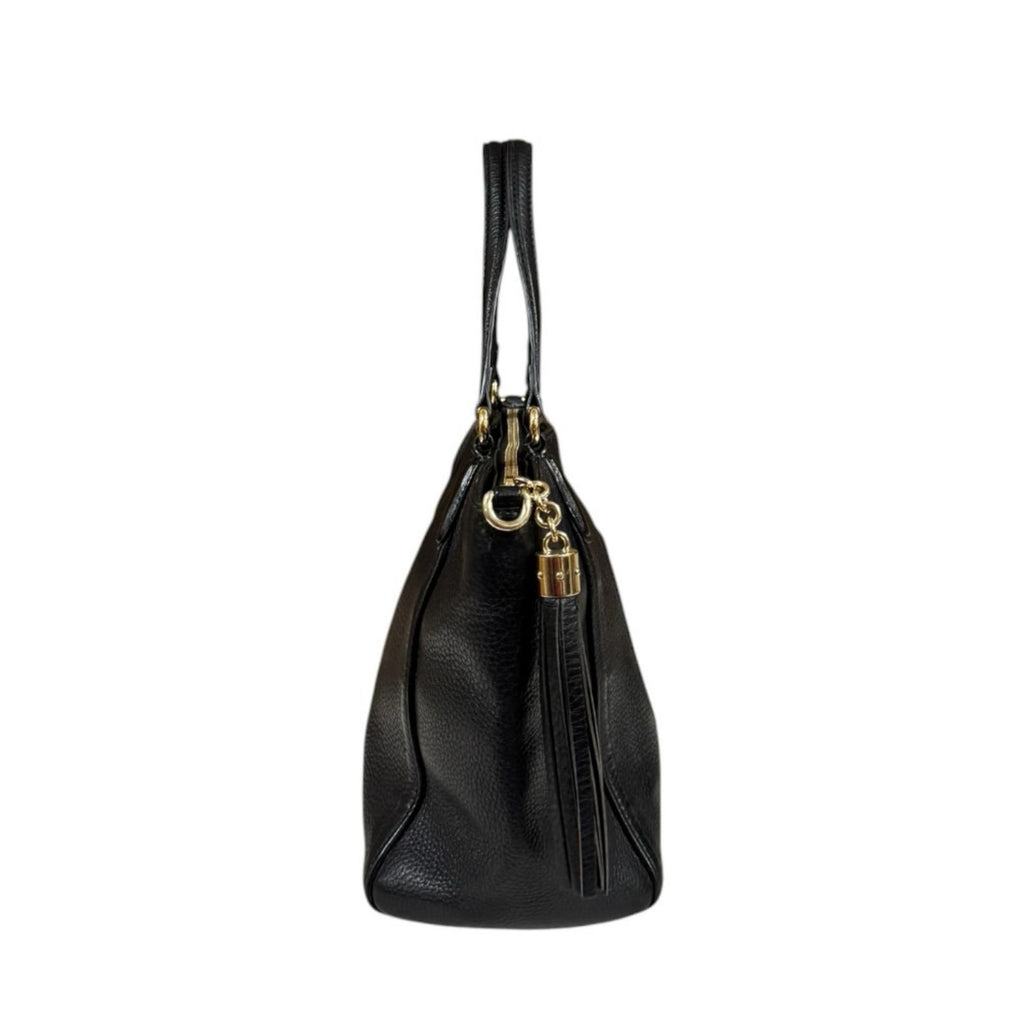 Gucci Soho Shoulder Bag Leather Black — view 4