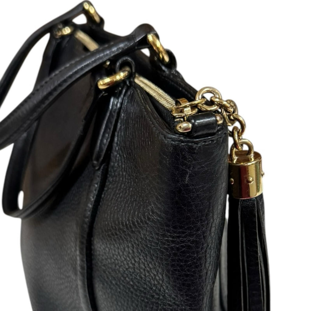 Gucci Soho Shoulder Bag Leather Black — view 8