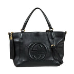 Gucci Soho Shoulder Bag Leather Black
