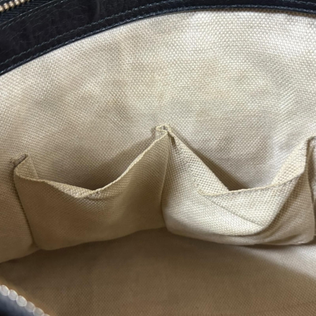 Gucci Soho Shoulder Bag Leather Black — view 7