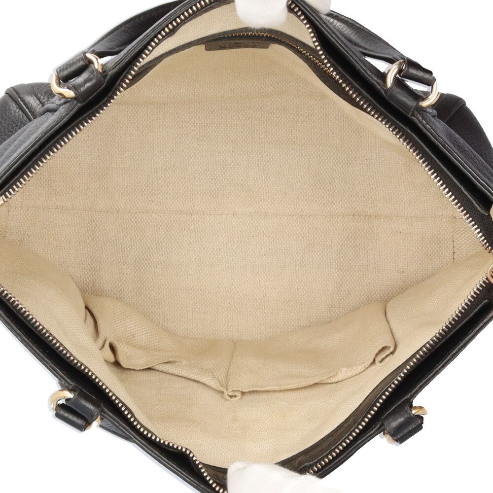 Gucci Soho Shoulder Bag Leather Black — view 6