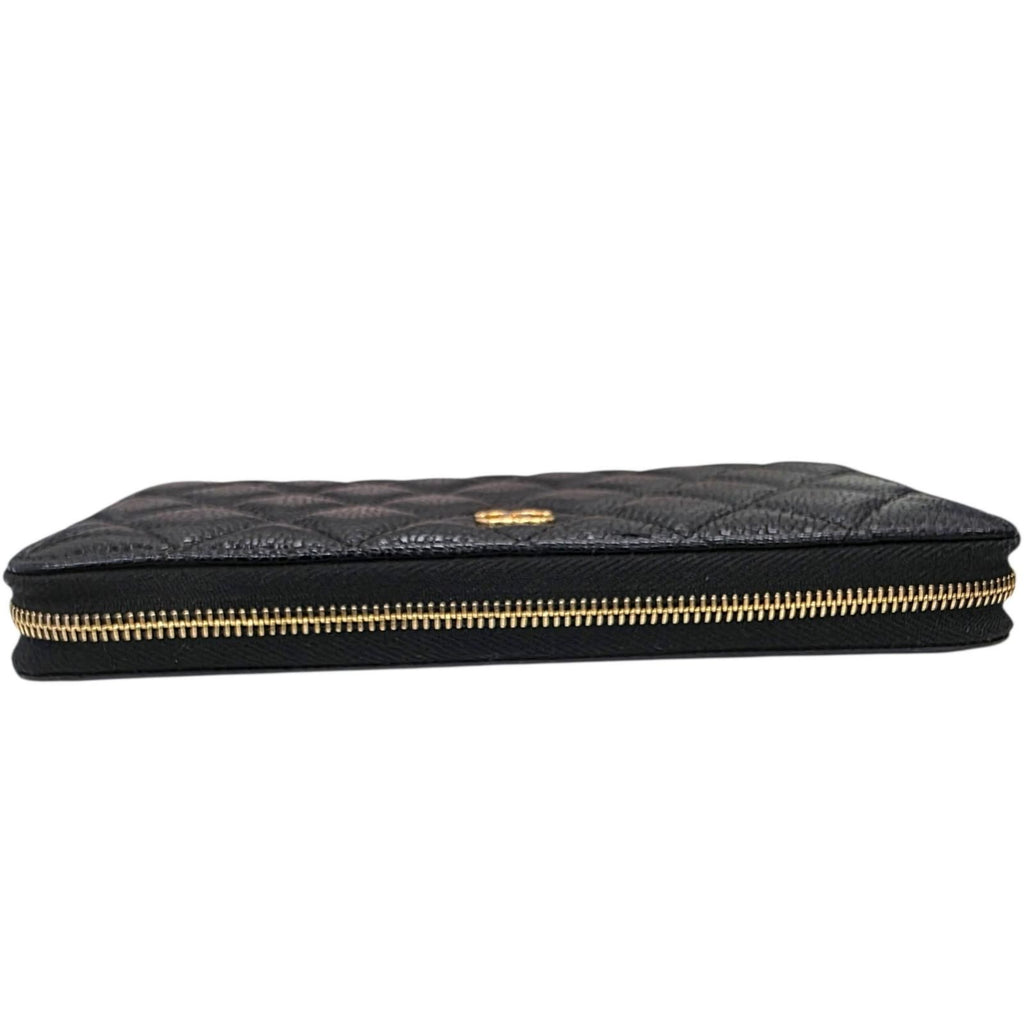 Chanel Caviar Zip Around Wallet — view 3
