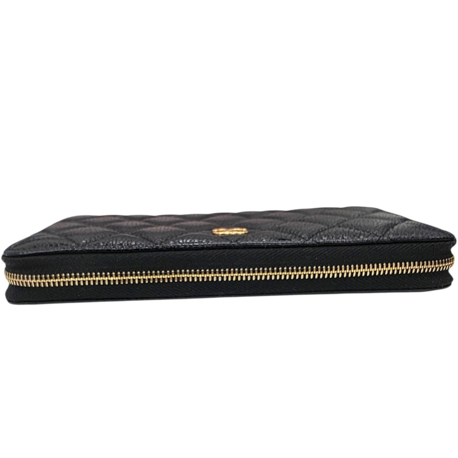 Chanel Caviar Zip Around Wallet — view 3