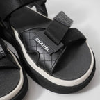 Chanel Sandals 36 CC Logo Quilted Sports Shoes — view 5
