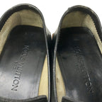 Louis Vuitton Slip Ons 6.5 Black Leather Slipper — view 9