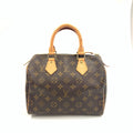 Louis Vuitton Monogram Speedy 25 Handbag Brown
