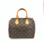 Louis Vuitton Monogram Speedy 25 Handbag Brown