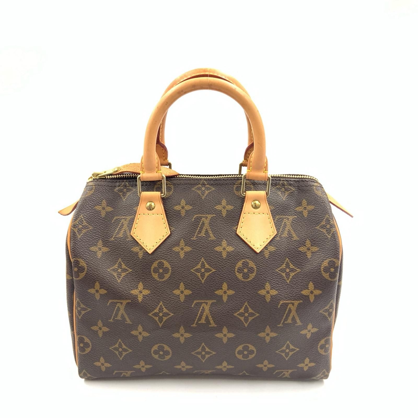 Louis Vuitton Monogram Speedy 25 Handbag Brown — view 2