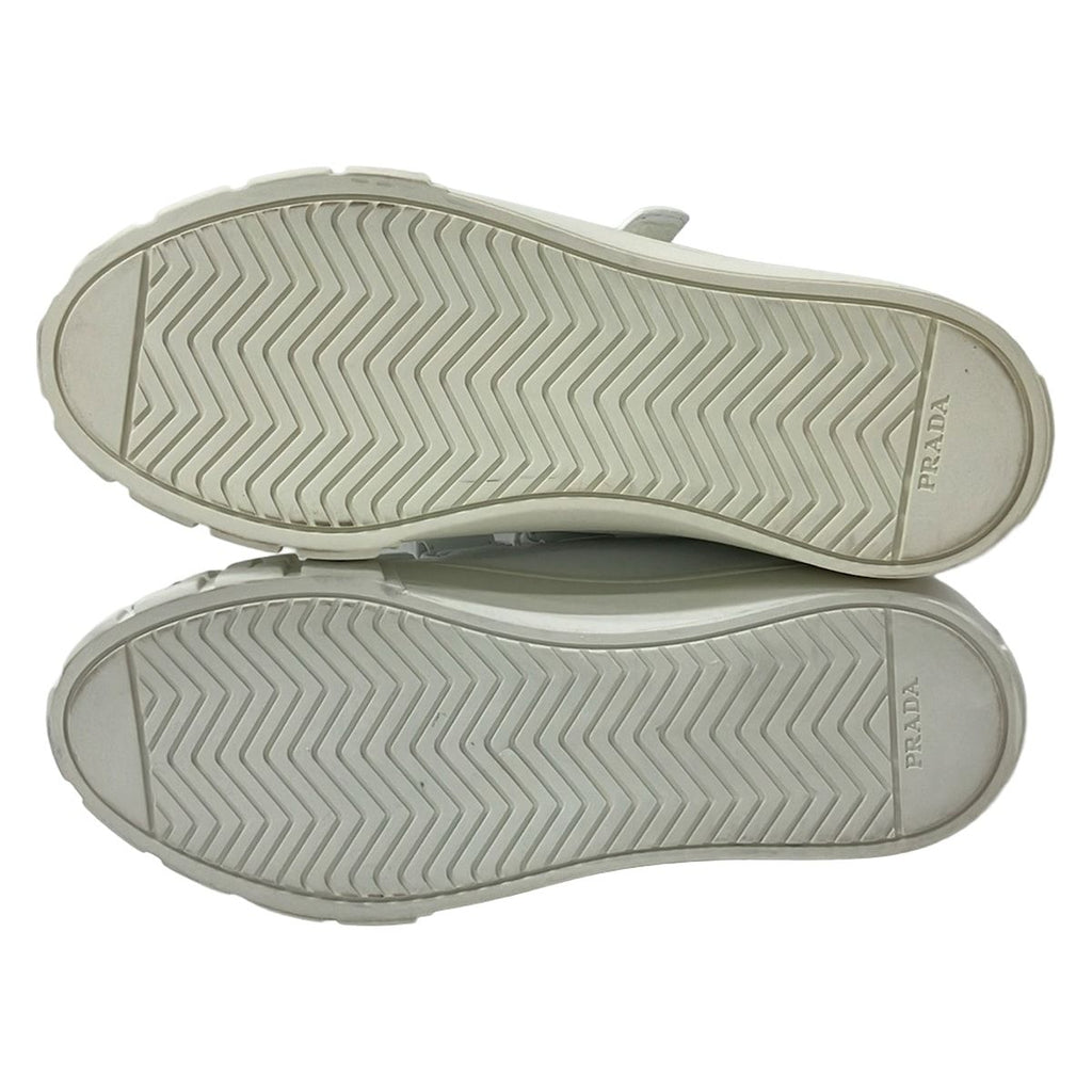 Prada Sneakers 38 White Velcro Leather — view 4