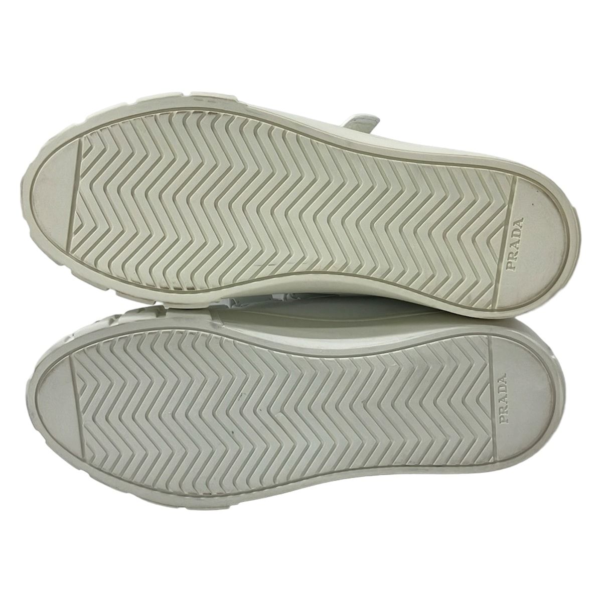 Prada Sneakers 38 White Velcro Leather — view 4
