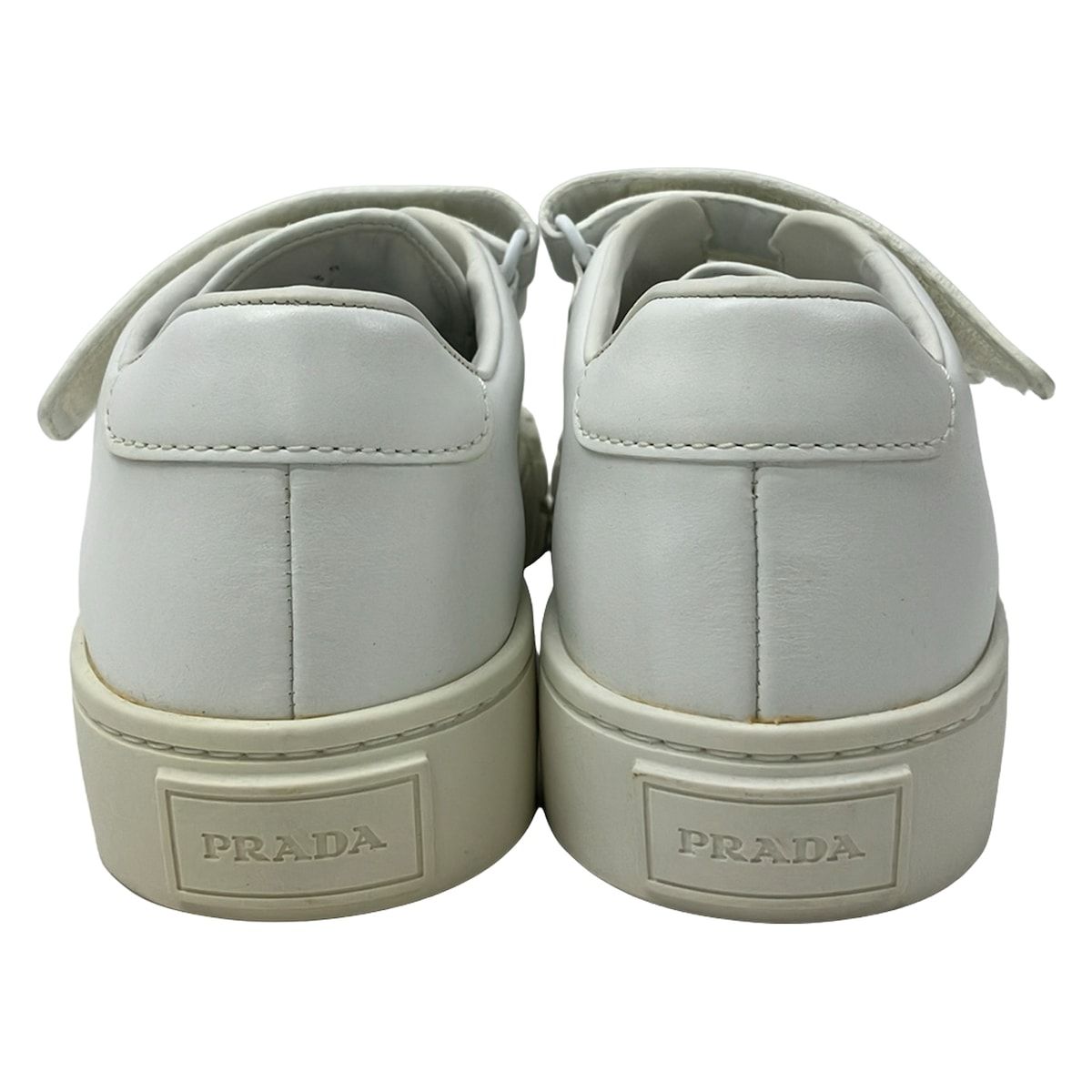 Prada Sneakers 38 White Velcro Leather — view 3