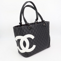 Chanel Cambon Line CC Logo Large Tote Shoulder