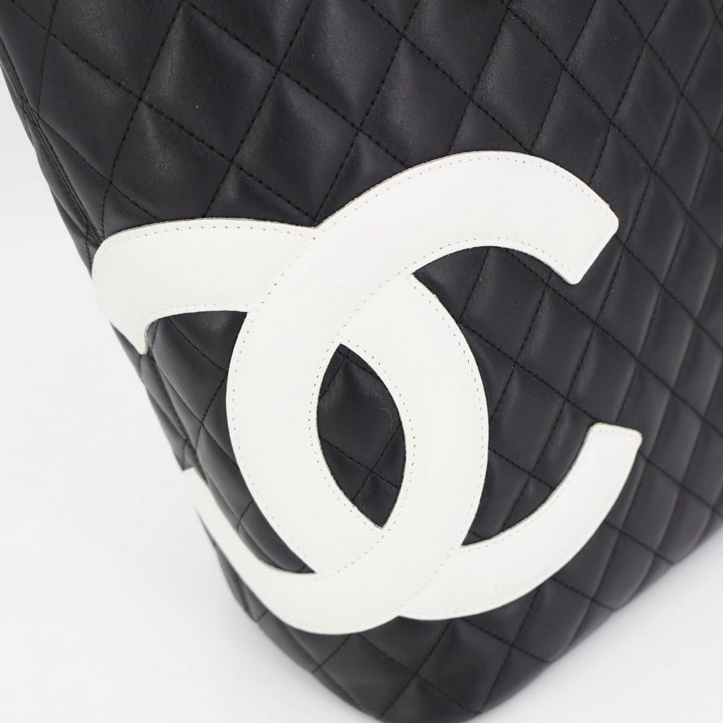 Chanel Cambon Line CC Logo Large Tote Shoulder — view 2
