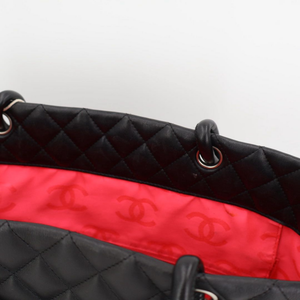 Chanel Cambon Line CC Logo Large Tote Shoulder — view 9