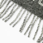 Louis Vuitton Scarf Monogram Shadow Wool Cashmere Large Shawl Gray — view 6
