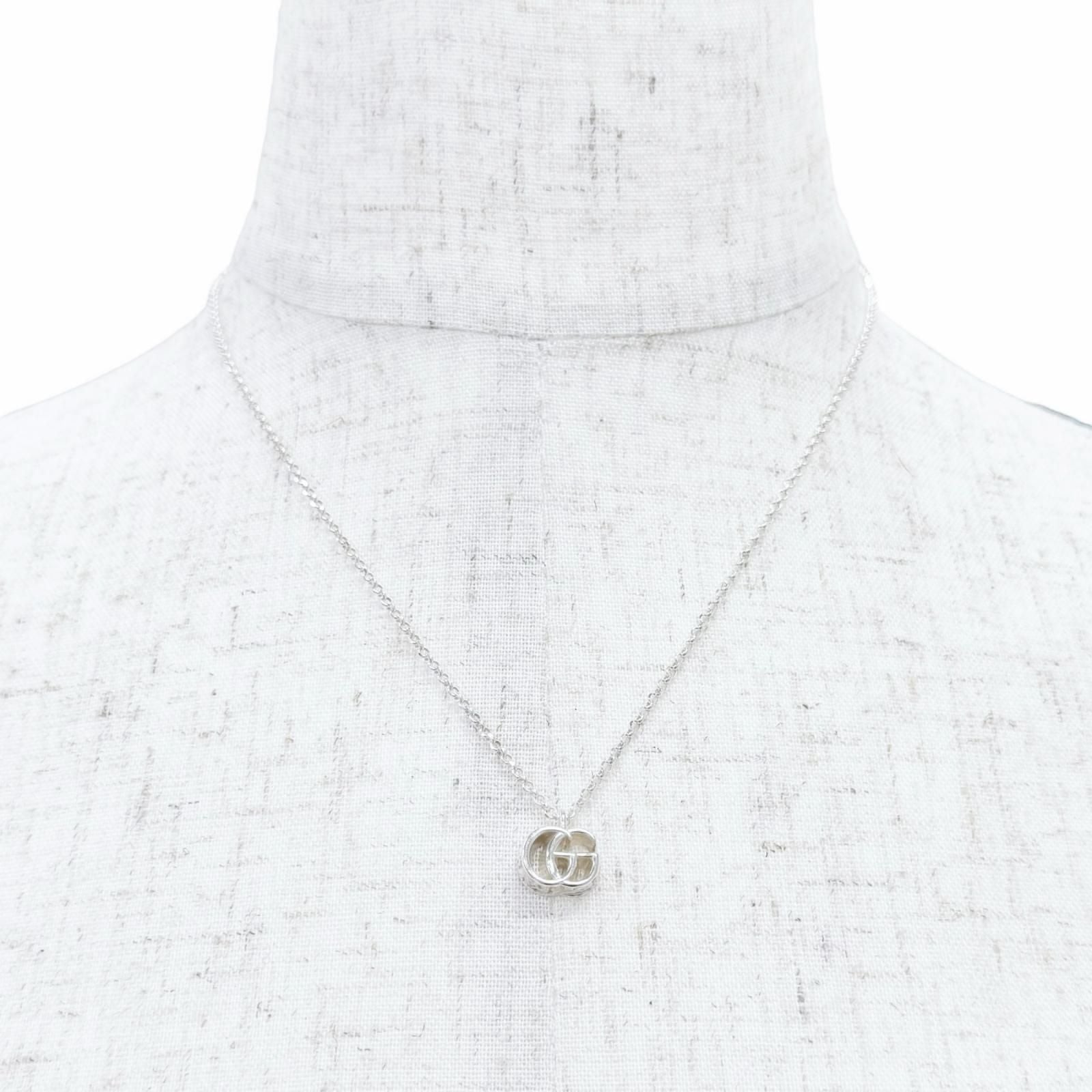 Gucci Double Necklace 925 Silver Box Large Recommended — view 3