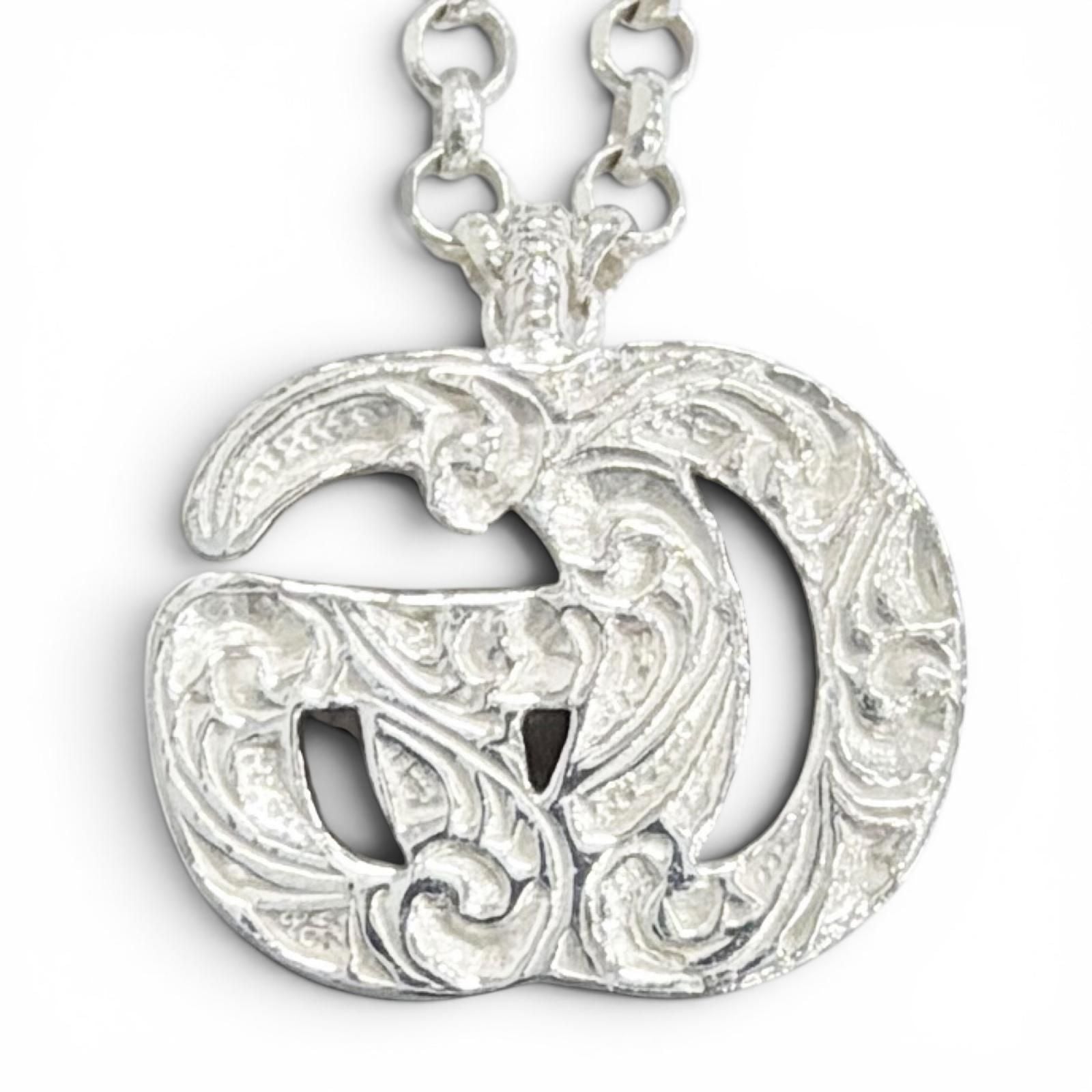 Gucci Double Necklace 925 Silver Box Large Recommended — view 4