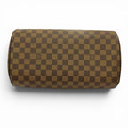 Louis Vuitton Riviera Damier Canvas Leather Handbag Brown Gold — view 4