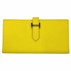 Hermes Bearn Souffle Veau Epsom Jo Nunapur Silver Wallet