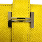 Hermes Bearn Souffle Veau Epsom Jo Nunapur Silver Wallet — view 7