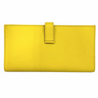 Hermes Bearn Souffle Veau Epsom Jo Nunapur Silver Wallet — view 3