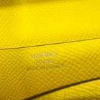 Hermes Bearn Souffle Veau Epsom Jo Nunapur Silver Wallet — view 9
