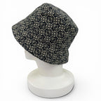 Loewe Cotton Anagram Logo Leather Patch Bucket Hat Navy 58 — view 4