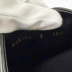 Gucci Leather Horsebit Gold Flat Shoes Sandals Black 9 — view 8