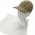 Gucci Made Yuko Higuchi Bo & Boris GG Canvas Some Lambskin Baseball Cap Beige M — view 2